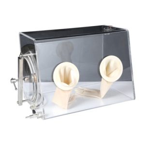 caja de guantes acrílica