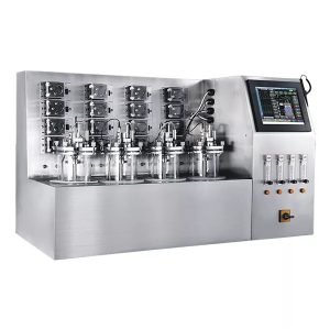 Sistema de biorreactores fermentadores de vidrio múltiples en paralelo