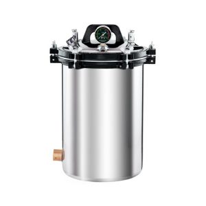 Esterilizador portátil de vapor a presión calentado con carbón y electricidad